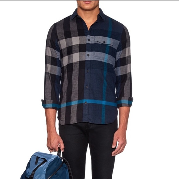 Burberry Other - Authentic Burberry Brit Exploded Check Button Down